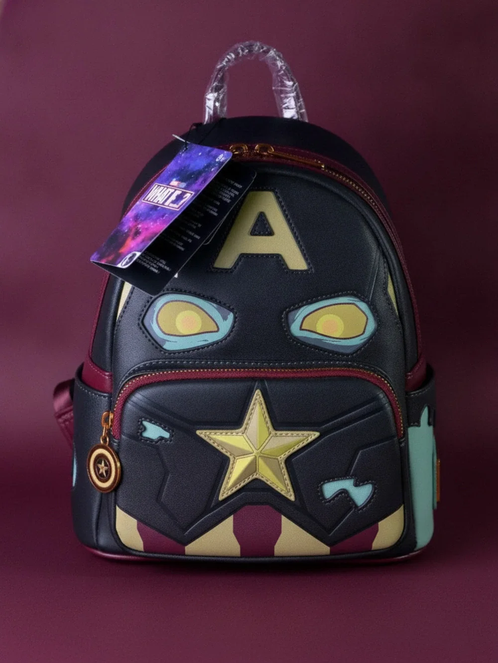 Loungefly Marvel What If? Zombie Captain America Backpack